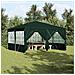 Tenda da Festa con 8 Pareti Laterali Verde 4x4 m PE - Foto miniatura 2