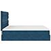 Struttura Letto Pouf con Materassi 180x200 cm Velluto - Foto miniatura 9