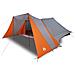 Tenda Familiare Grigia e Arancione Impermeabile per 12 Persone - Foto miniatura 3