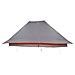 Tenda Familiare Grigia e Arancione Impermeabile per 12 Persone - Foto miniatura 6