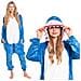 Pigiama Da Donna Tuta Kigurumi Onesie Costume Squalo Blu 165-175 L - Foto miniatura 1