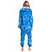 Pigiama Da Donna Tuta Kigurumi Onesie Costume Squalo Blu 165-175 L - Foto miniatura 2