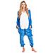 Pigiama Da Donna Tuta Kigurumi Onesie Costume Squalo Blu 165-175 L - Foto miniatura 4