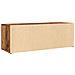 Panchina con Scarpiera Legno Antico 105x35x35 cm in Truciolato - Foto miniatura 6
