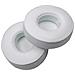 2 Cuscinetti Auricolari Di Ricambio In Pelle Proteica Compatibili Con Cuffie Beats Solo 2 E Solo 3 White - Foto miniatura 2