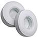 2 Cuscinetti Auricolari Di Ricambio In Pelle Proteica Compatibili Con Cuffie Beats Solo 2 E Solo 3 White - Foto miniatura 3