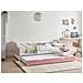 Letto Estraibile Legno Di Pino Luneray 90 X 200 Cm Rosa - Foto miniatura 1