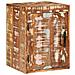 Comodino 2 pcs Marrone 35 x 33 x 48 cm Legno Solido Recuperato - Foto miniatura 5