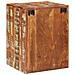 Comodino 2 pcs Marrone 35 x 33 x 48 cm Legno Solido Recuperato - Foto miniatura 8