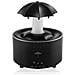 Diffusore Di Aromi A Goccia D'acqua Rotante Con Spina Ue - Umidificatore A Ultrasuoni Con Diffusore Di Oli Essenziali E Luce Led A 7 Colori Black - Foto miniatura 1
