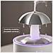Diffusore Di Aromi A Goccia D'acqua Rotante Con Spina Ue - Umidificatore A Ultrasuoni Con Diffusore Di Oli Essenziali E Luce Led A 7 Colori Black - Foto miniatura 5