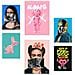 Set Di 6 Stampe Iconica Frida Van Gogh Monna Lisa Pop Art Con Illustrazioni Di Design Per Le Pareti Di Case, Stanze, Negozi E Aziende A3 & A4 Senza Cornice - Foto miniatura 1