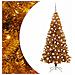 Albero di Natale con 300 LED con supporto Oro 210 cm PET - Foto miniatura 1