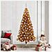 Albero di Natale con 300 LED con supporto Oro 210 cm PET - Foto miniatura 2