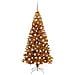 Albero di Natale con 300 LED con supporto Oro 210 cm PET - Foto miniatura 3