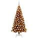 Albero di Natale con 300 LED con supporto Oro 210 cm PET - Foto miniatura 4