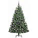 Albero di Natale Artificiale con Rami Pieghevoli Verde 210 cm - Foto miniatura 3