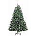 Albero di Natale Artificiale con Rami Pieghevoli Verde 210 cm - Foto miniatura 4