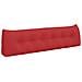 Cuscino per Schiena Rosso 180 x 24 x 50 cm Tessuto - Foto miniatura 1
