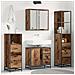 Set di mobili per il bagno con cassetto 4 pcs Legno vecchio - Foto miniatura 2