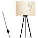 Lampada Da Terra Nevia In Marmo Sl. 1854 - Minimalist Lampada Da Terra Marmo Beige /nero 135x40x40 Cm - Foto miniatura 1