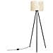 Lampada Da Terra Nevia In Marmo Sl. 1854 - Minimalist Lampada Da Terra Marmo Beige /nero 135x40x40 Cm - Foto miniatura 2