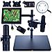 Mikroscopio Digitale Earth Pro Mcep-0.5x - Zoom 7-45x, Display 8"" | Oculare Rotante 360° | Set Con Illuminatore 56xled - Foto miniatura 1