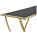 Tavolo Consolle Vkh620-oro-metallo-120x40x79 Cm - Foto miniatura 6