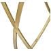 Tavolo Consolle Vkh620-oro-metallo-120x40x79 Cm - Foto miniatura 7