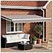 Tenda retrattile manuale con LED Grigio chiaro 3 x 2,5 m - Foto miniatura 2