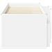 Struttura Letto Loft con Mobile 3 pcs Bianco Legno multistrato - Foto miniatura 4