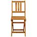 Sedie Bistro da Giardino 8 pcs Naturale 40 x 42 x 85 cm - Foto miniatura 5