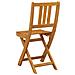 Sedie Bistro da Giardino 8 pcs Naturale 40 x 42 x 85 cm - Foto miniatura 7