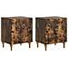 Armadio da Notte 2 pcs Rovere Fumo 43 x 34,5 x 50 cm - Foto miniatura 1
