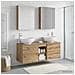 Set di mobili per il bagno 5 pcs Rovere Artigianale - Foto miniatura 2