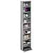 Mobile per CD Sonoma grigio 33 x 23,5 x 175 cm - Foto miniatura 3