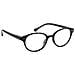 P140080120Z occhiali di moda Unisex Ovale Montatura piena Nero - Foto miniatura 1