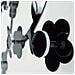 Modulo Appendiabiti Componibile - Modello Appendifiore Nero - Foto miniatura 3