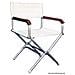 Sedia pieghevole Director vinile bianca - Foto miniatura 1