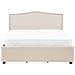 Letto Con Contenitore In Tessuto Beige 160x200cm Montpellier - Foto miniatura 15
