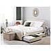 Letto Con Contenitore In Tessuto Beige 160x200cm Montpellier - Foto miniatura 12