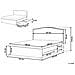 Letto Con Contenitore In Tessuto Beige 160x200cm Montpellier - Foto miniatura 11