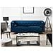 Divano 3 Posti Blu Marino Avaldsenes - Foto miniatura 2