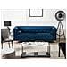 Divano 3 Posti Blu Marino Avaldsenes - Foto miniatura 10