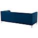Divano 3 Posti Blu Marino Avaldsenes - Foto miniatura 4