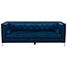 Divano 3 Posti Blu Marino Avaldsenes - Foto miniatura 1