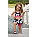Uv-schutz Bikini Margerite Tankini, Blu (marine 11), 98 (taglia Produttore: 98/104) Bambina - Foto miniatura 3