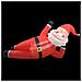 Babbo Natale Gonfiabile con LED IP44 Rosso 360 cm XXL - Foto miniatura 2