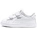 Unisex Bambino Smash V2 L V Inf Low-top Sneakers Bianco- Bianco 4 Uk - Foto miniatura 1