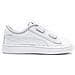 Unisex Bambino Smash V2 L V Inf Low-top Sneakers Bianco- Bianco 4 Uk - Foto miniatura 2